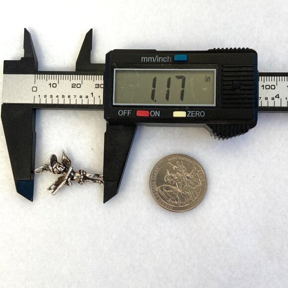 VTG Sterling Silver 925 PAX 3D Angel Boy Cherub Baseball Player Charm Pendant - Picture 13 of 16